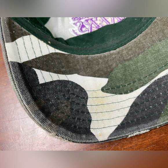 Los Angeles Lakers Links Marketing Group Military Camouflage Hat One Size Camo - Picture 9 of 12